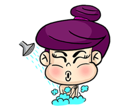 Yam Roll, a cute little girl sticker #3251569