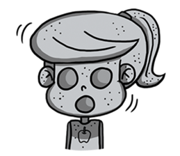 Yam Roll, a cute little girl sticker #3251570