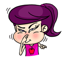 Yam Roll, a cute little girl sticker #3251574