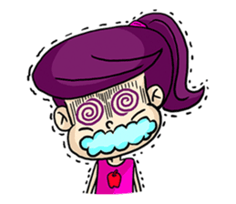 Yam Roll, a cute little girl sticker #3251578