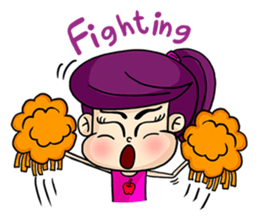 Yam Roll, a cute little girl sticker #3251579