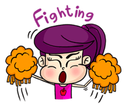 Yam Roll, a cute little girl sticker #3251579