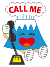 Mount Fuji japan daily sticker #3252628