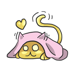 AsB - Oro (The Golden Comic Cat) sticker #3252749