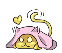 AsB - Oro (The Golden Comic Cat) sticker #3252749