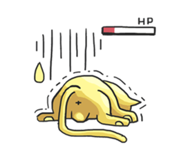 AsB - Oro (The Golden Comic Cat) sticker #3252758