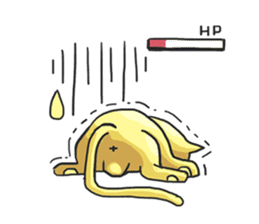 AsB - Oro (The Golden Comic Cat) sticker #3252758