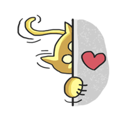 AsB - Oro (The Golden Comic Cat) sticker #3252765