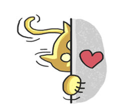 AsB - Oro (The Golden Comic Cat) sticker #3252765