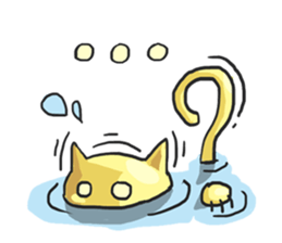 AsB - Oro (The Golden Comic Cat) sticker #3252771