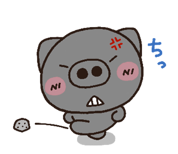 pig heart 17 sticker #3253023