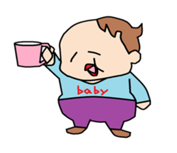 busaiku baby sticker #3253130