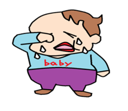 busaiku baby sticker #3253141