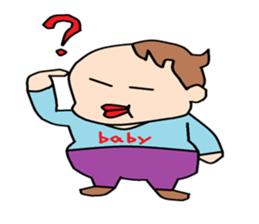 busaiku baby sticker #3253142