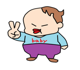 busaiku baby sticker #3253146