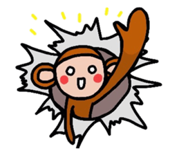 The Costume monkey sticker #3253147