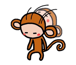 The Costume monkey sticker #3253181