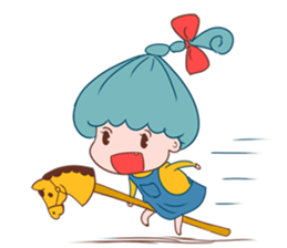 Asagikami- chan sticker #3253832