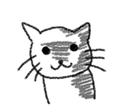 Crayon Cat. sticker #3253956