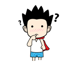 Crazy boy. sticker #3254051