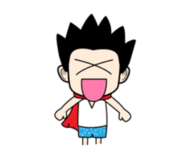 Crazy boy. sticker #3254057