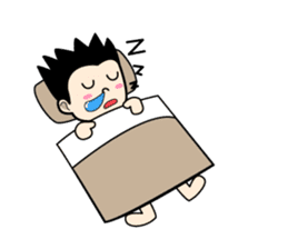 Crazy boy. sticker #3254059