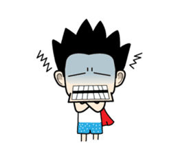 Crazy boy. sticker #3254060