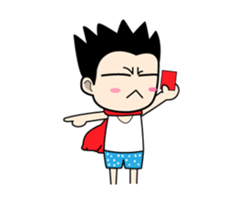 Crazy boy. sticker #3254063