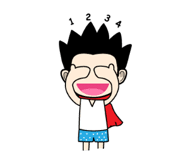 Crazy boy. sticker #3254069