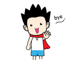 Crazy boy. sticker #3254074