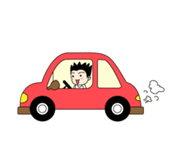 Crazy boy. sticker #3254079