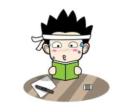 Crazy boy. sticker #3254081