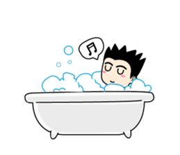 Crazy boy. sticker #3254082