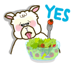 Dullpaca's Diet sticker #3254161