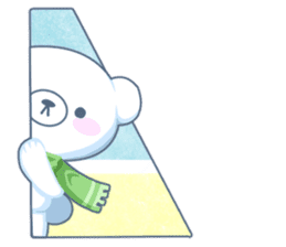 Heartwarming bear! sticker #3254303