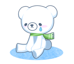 Heartwarming bear! sticker #3254322