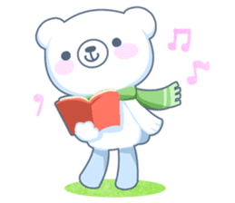 Heartwarming bear! sticker #3254325