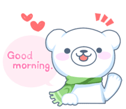 Heartwarming bear! sticker #3254328