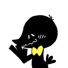 corone in crow sticker #3254411