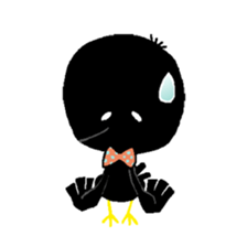 corone in crow sticker #3254422