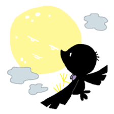 corone in crow sticker #3254439