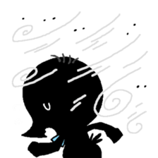 corone in crow sticker #3254444