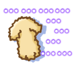 Sticker of the Poodle.Dog's Sticker. sticker #3254669