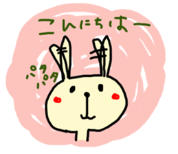 Cute girl and animals by haseko sticker #3254810