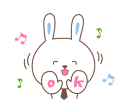 Good friend bunny sticker #3254893