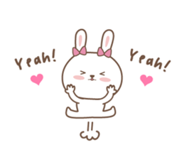 Good friend bunny sticker #3254894