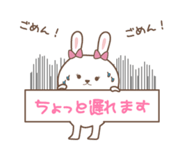 Good friend bunny sticker #3254902