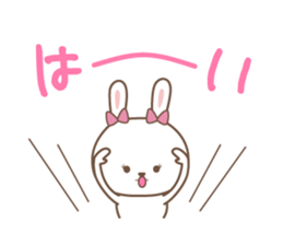 Good friend bunny sticker #3254919
