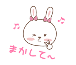 Good friend bunny sticker #3254921