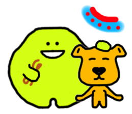 Green Boy Stamp sticker #3255005